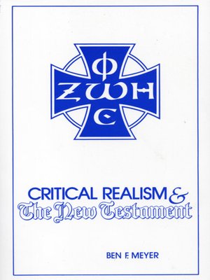 cover image of Critical Realism and the New Testament